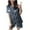 Blue, variant on Uaswgudfs Womens Silk Satin Pajamas Set Spring Summer Short Sleeve Sleepwear Soft Button Down Loungewear with shorts