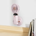 thumbnail image 4 of Mini ventilador portátil con pantalla digital, recargable, 10000 mAh, para mesa y maquillaje Rosa, 4 of 7