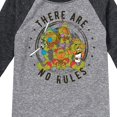 thumbnail image 3 of Teenage Mutant Ninja Turtles - There Are No Rules - Toddler & Youth Raglan Graphic Tee, 3 of 4