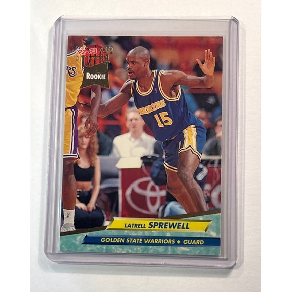 Latrell Sprewell Golden State Warriors NBA 1992-93 Ultra 266 RC