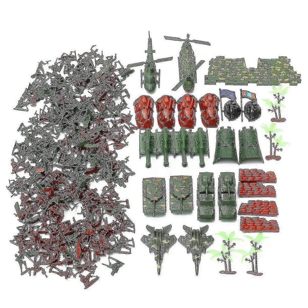 2026 270pcs Military Model Playset Toy Soldiers Army Men Figures & Accessories Toy