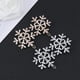 thumbnail image 5 of 4 pinzas para el pelo de copo de nieve de Navidad, pasadores de pelo exagerados de moda, accesorios brillantes para el pelo para mujeres y niñas (dorado plateado), 5 of 5