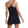 thumbnail image 2 of Robe de Tennis pour Femmes, Robe d'Entraînement avec Soutien-Gorge Intégré et Poches pour Shorts, Robe d'Exercice pour Golf, Robes Athlétiques pour Femmes, 2 of 6