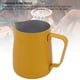 thumbnail image 4 of Jarra para Espumar Leche, Acero inoxidable 304, Artesanía Dañada y Funcional, Taza única para Hacer Café Con Leche Amarillo para Hacer Café en Casa, 4 of 7