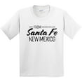 thumbnail image 3 of Inktastic From Santa Fe New Mexico in Black Distressed Text Youth T-Shirt, 3 of 5