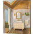 thumbnail image 3 of Great Art Now Attic Bathroom by Silvia Vassileva 2 Piece Canvas Art Set Each 12"W x 15"H, 3 of 3