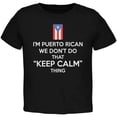 thumbnail image 1 of Don't Do Calm - Puerto Rican Black Toddler T-Shirt, 1 of 1