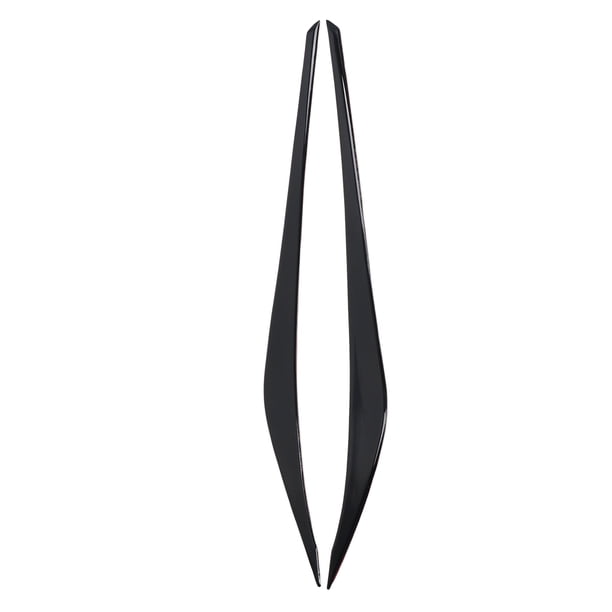Headlight Eyebrow, Smooth Surface Black Long Service Life Headlight Eyelid Trim 2 Pcs Left Right Abrasion Resistance For Car ANGGREK Otros