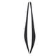 thumbnail image 1 of Headlight Eyebrow, Smooth Surface Black Long Service Life Headlight Eyelid Trim 2 Pcs Left Right Abrasion Resistance For Car ANGGREK Otros, 1 of 8