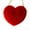 Red, variant on Women Faux Fur Crossbody Satchel Heart Shaped Shoulder Bag Tote Ladies Messenger Purse