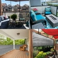 thumbnail image 6 of Clearance! Under$5 Balcony Privacy Screen, Apartment Railing Cover for Sunshade Wind & UV Protection, Outdoor Privacy Fence Screen for Patio, Terrace, Porch & Poolside Protection 1x3m, 6 of 9