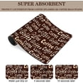 thumbnail image 4 of Coffee Mat Dish Drying Mats: 12x19in Absorbent Rubber Backed Draining Pad – Fits Under Coffee Maker Espresso Machine – Hide Stains Decorative Gift – Essential Kitchen Counter Accessory, 4 of 6