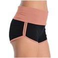 thumbnail image 4 of biudgviw Summer Shorts for Women Mid Low Rise Comfortable Athletic Yoga Shorts Fold over Casual Beach Bottoms, 4 of 7