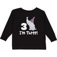 thumbnail image 3 of Inktastic 3rd Birthday Zoo Elephant Childs Boys or Girls Long Sleeve Toddler T-Shirt, 3 of 5