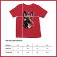 thumbnail image 5 of Tee Hunt Dean Russo German Shepherd Youth T-Shirt Colorful Dog Best Friend Kids, Red, Small, 5 of 5