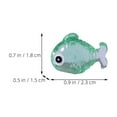 thumbnail image 2 of LABSERRON 30Pcs Resin Miniature Fish Figurines Luminous Diy Decoration Purple Green Pink Red 1.5x0.7x0.6in, 2 of 8