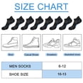 thumbnail image 4 of LOOIKOOS 12 Pairs Men Ankle socks Short Low Cut Comfort Breathable Casual Athletic Socks with Tab, 4 of 5