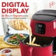 thumbnail image 4 of DASH Tasti-Crisp™ Electric Air Fryer Oven, 2.6 Qt., Red – Compact Air Fryer for Healthier Food in Minutes, Ideal for Small Spaces - Auto Shut Off, Digital, 1000-Watt, 4 of 5