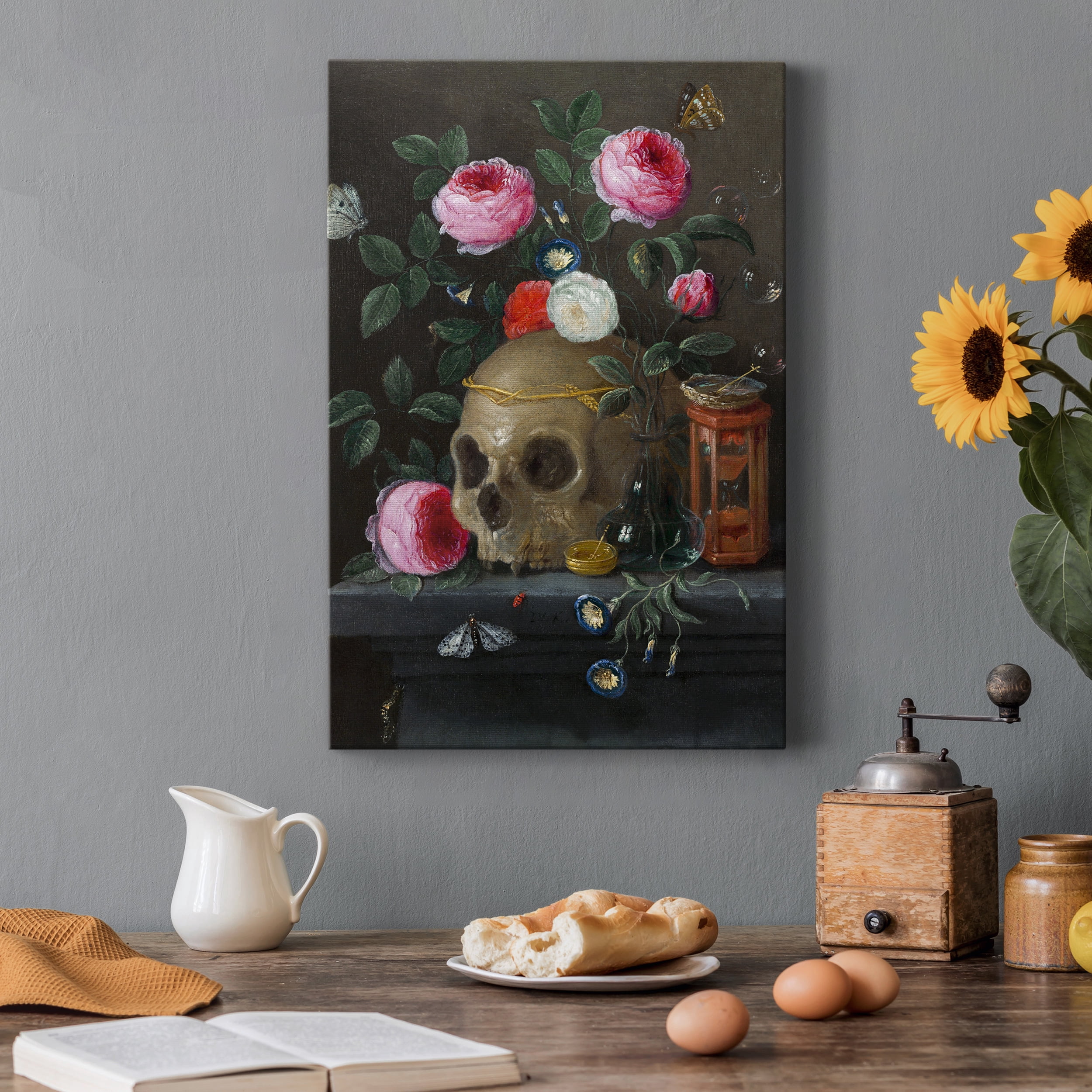 Vanitas Still Life Premium Gallery Wrapped Canvas - Ready to Hang - 32 x 48