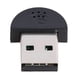 thumbnail image 3 of Minimicrófono Portable Studio Speech Mini USB Micrófono Adaptador de audio Controlador USB para PC Mac, 3 of 7