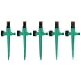 thumbnail image 1 of 5 uds sistema de riego rociador de trípode de rotación de 360 ​​grados para jardín (verde), 1 of 4