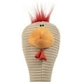 thumbnail image 5 of TrustyPup Tough 'N Fun Long Neck Rowdy Rooster Squeaky Chew Guard Dog Toy, Brown Large, 5 of 8