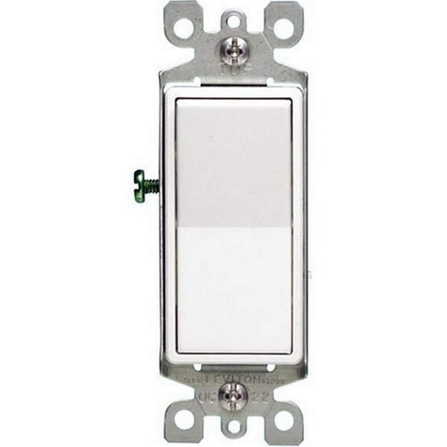 Interruptor electrónico Leviton 107-5603-2WS de 3 vías blanco