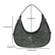 thumbnail image 5 of Bolso De Hombro Bolso De Mujer De Gran Capacidad Pu Underarm Bag Make Up Cosmetic Bag (Verde), 5 of 8