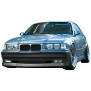 Ikon Motorsports متوافق مع 92-98 BMW E36 AC Type II Style Half Front Bumper Lip - Polyurethane PU