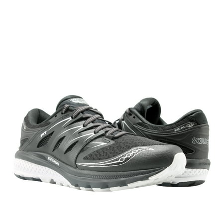 Saucony Zealot ISO 2 Black/White Men's Running Shoes (Best Running Shoes For City Running)