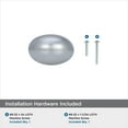 thumbnail image 4 of Amerock Vaile 1-3/8 inch (35mm) Length Polished Chrome Cabinet Knob - 10 Pack, 4 of 6