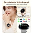 thumbnail image 4 of Reloj inteligente LIGE para mujer AMOLED de 1,43 pulgadas para Android y iPhone, 4 of 9