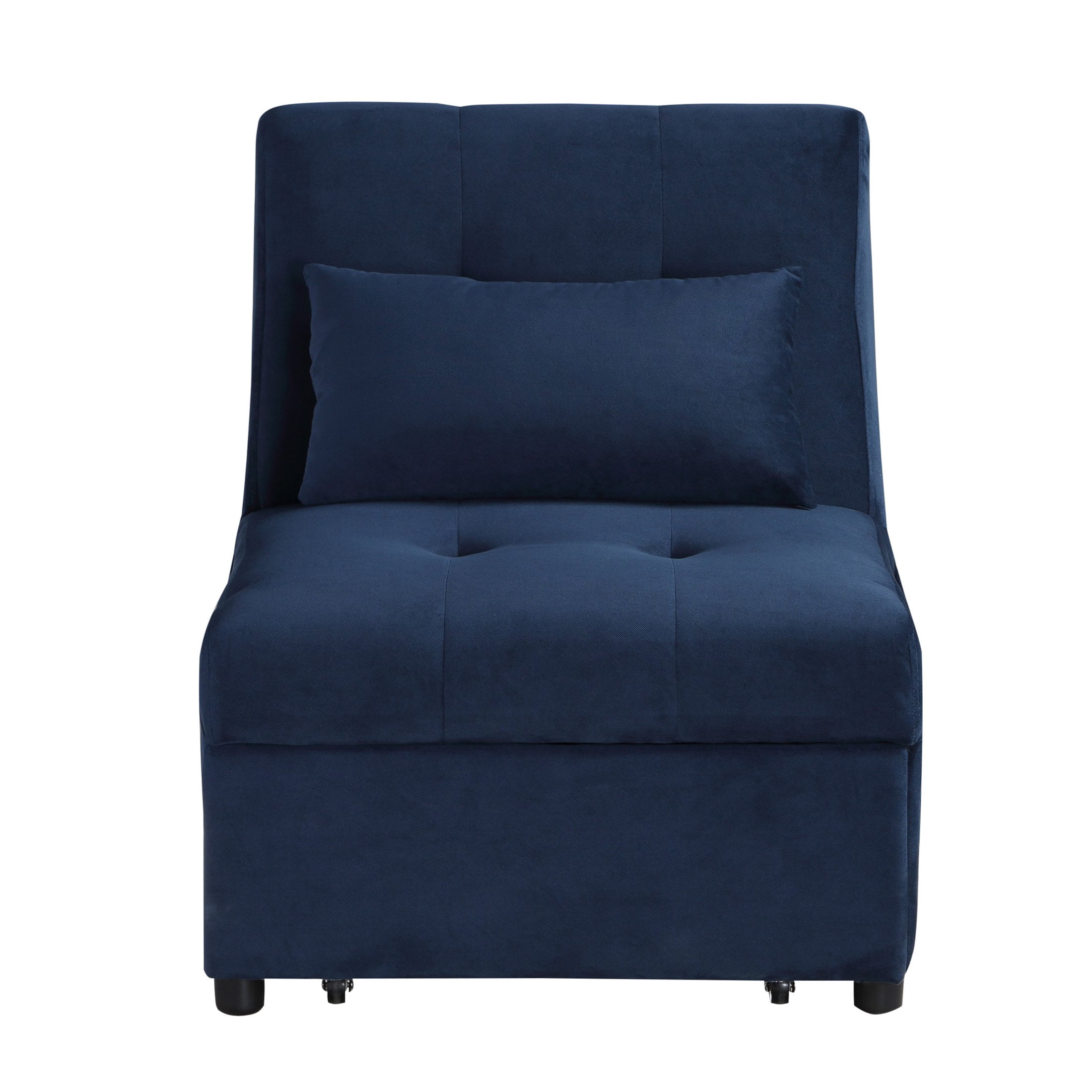 OakvillePark Kotey 4-in-1 Convertible Futon Chair, Blue