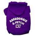 thumbnail image 6 of Pet Dog and Cat Hoodie Screen Printed, "Aberdoggie  Fetch NY", 6 of 10