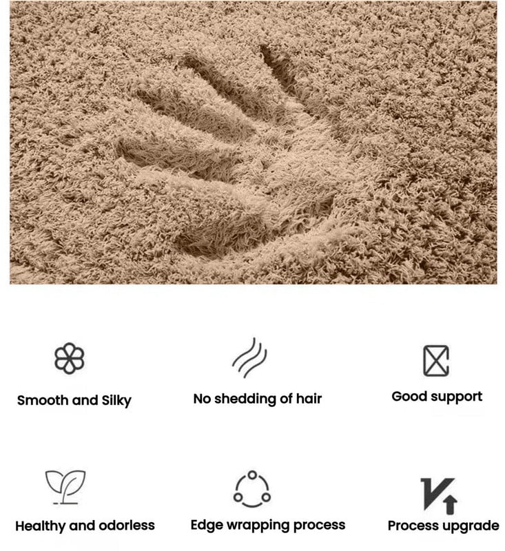 Muddy Cat Rug,Super Absorbent Doormat for Paws - Non Slip Arctic velvet Entryway Rug, Indoor Outdoor Machine Washable Pet Cleaner Mat, Quick Dry Microfiber Rug for Mucky Paws,Beige,39"X31".