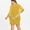 Yellow, variant on LYXSSBYX Womens Dresses Clearance under 10.00 Women Plus Size Cold Shoulder Overlay Asymmetric Chiffon Strapless Sequins Dress