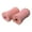 Pink, variant on 2 Pieces Push Up Pads Blocks Wrist Support Soft Foam Material Comfort Grip for Men Women Home Gym