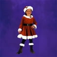 thumbnail image 3 of Fun World Red and Green Unisex Adult Christmas Elf Hat Costume Accessory - One Size, 3 of 5