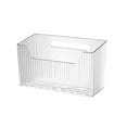 thumbnail image 2 of Hbdhejl Wall Mounted Storage Organizer Shower Storage Stackable Clear Plastic Makeup Storage Sticky Hanging Container, 2 of 8