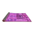 thumbnail image 2 of Ahgly Company Indoor Rectangle Patchwork Purple Transitional Area Rugs, 5' x 7', 2 of 4
