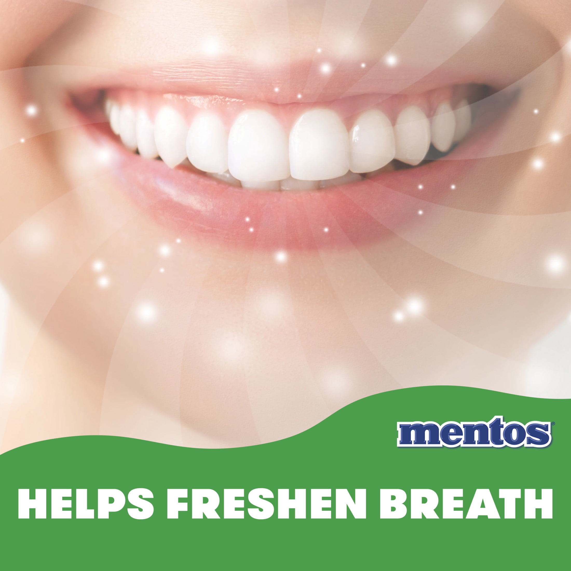 (4 pack) Mentos Pure Fresh Spearmint Sugarfree Gum Extra Value Pack, Regular Size, 120 Count