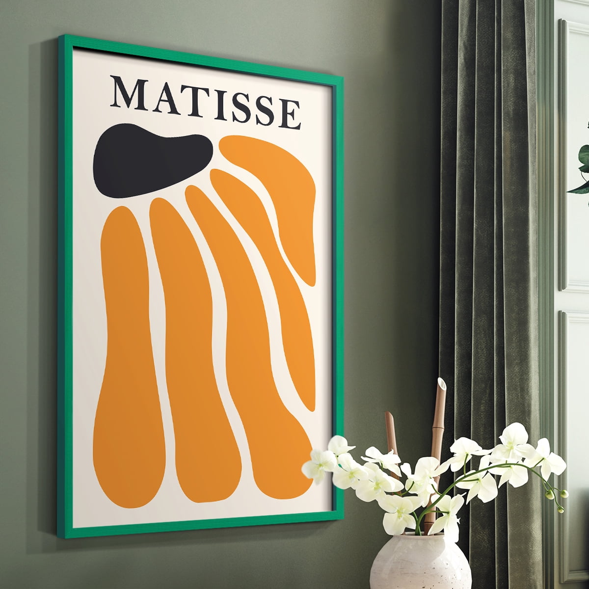 Matisse CCLXXV in Solid Wood 8 x 10 Framed Print