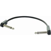 EBS PCF-DL Deluxe EBS Flat Patch Cable 7.87 inches Black and Silver