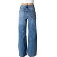 thumbnail image 3 of Vibrant MIU Womens Juniors High Rise Wide Leg Flare Jeans  (Medium Denim, 1), 3 of 5