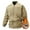 Mens Jackets & Coats Beige, variant on Motorcycle Jackets for Men with Zipper Pockets Fleece Lined Coats Long Sleeve Zip Up Solid Color Windbreaker Thermal Warm Baseball Outerwear Jacket