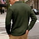 thumbnail image 5 of pstuiky manga larga para hombre, Cárdigan informal de manga larga con solapa y botones para hombre, color liso top de hombre xl, 5 of 9