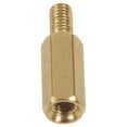 thumbnail image 1 of 150 Pcs M3 Male x M3 Female 11mm Length Brass Screw Thread PCB Stand-Off Spacers, 1 of 8