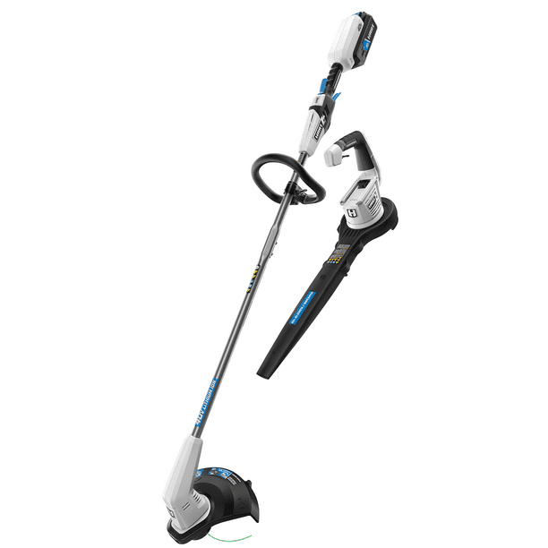 Hart 40 Volt Cordless 12 Inch String Trimmer And Blower Combo Walmart Com Walmart Com