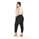 thumbnail image 4 of Pantalon con cinto Roman Fashion /Tallas Extras, 40126 (Negro) negro 38, 4 of 6