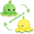 thumbnail image 3 of The Original Reversible Octopus Plushie - Pink + Aqua - Cute Sensory Fidget Stuffed Animals That Show Your Mood, 4 Inch, 3 of 5